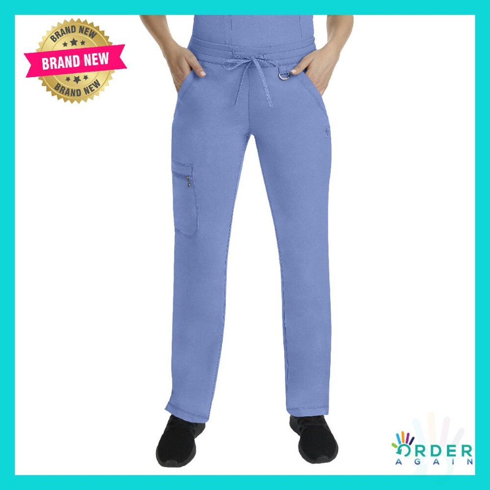 Reversible Drawstring Scrub Pants with 6 Pockets … - image 7